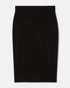 Women's Black Jersey Pencil Skirt - Smoothing Pull-On Design 9 Women's Black Jersey Pencil Skirt - Smoothing Pull-On Design -UNIVERSAL STANDARD 1025 DanubeJerseySkirt Black 0714