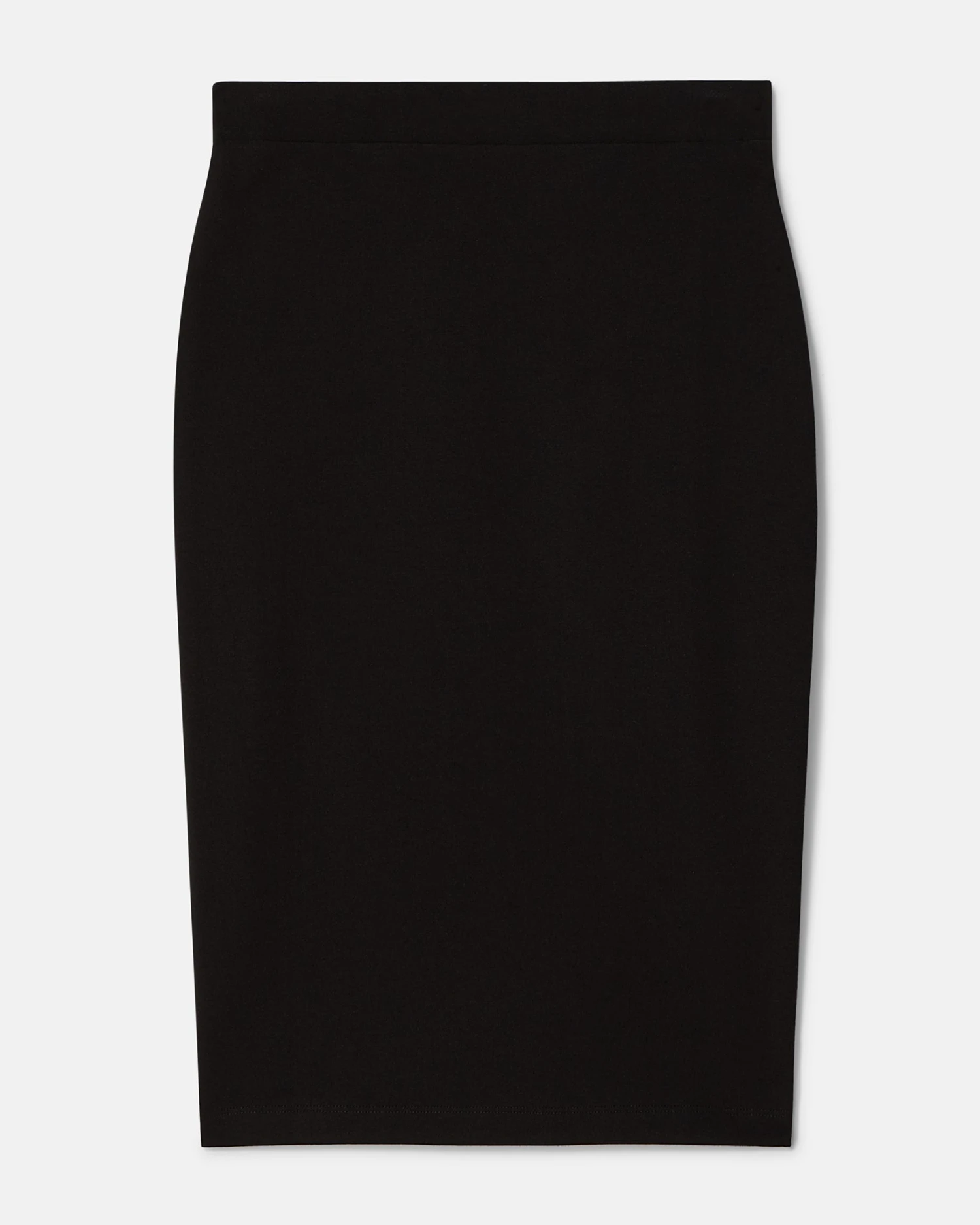 Women's Black Jersey Pencil Skirt - Smoothing Pull-On Design 5 Women's Black Jersey Pencil Skirt - Smoothing Pull-On Design - Image 3