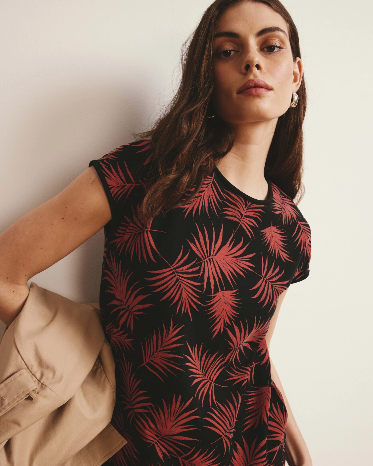 Bohemian Print Geneva Dress - Comfortable Asymmetrical Cotton Midi 6 Bohemian Print Geneva Dress - Comfortable Asymmetrical Cotton Midi - Image 4