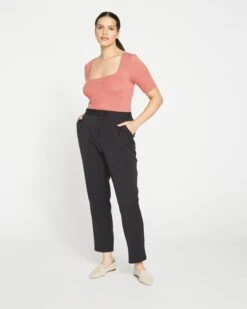 All Day Cigarette Pants - Black