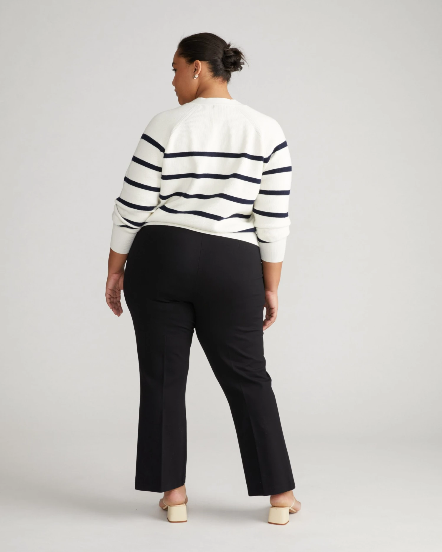 Prestige Ponte Flared Pants - Black 7 Prestige Ponte Flared Pants - Black - Image 5