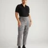 Amaya Ponte Kick Flare Pants - Herringbone Tweed -UNIVERSAL STANDARD Amaya Pants In PonteUSPA1572C 817Herringbone Tweed 001 025