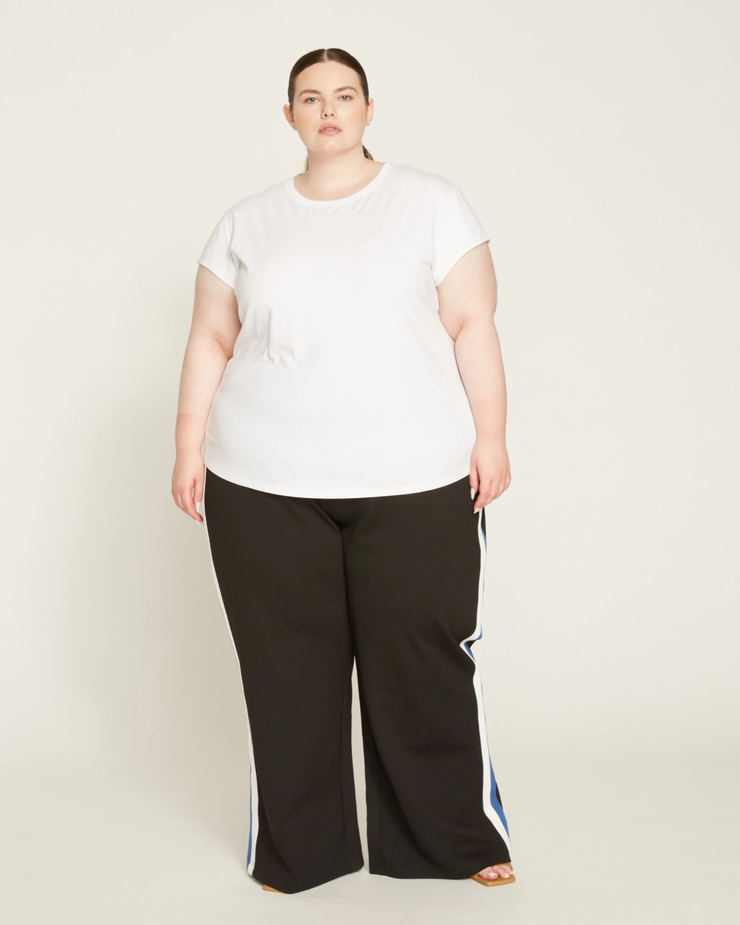 White Cap Sleeve Tee - Premium Pima Cotton Fitted Top 6 White Cap Sleeve Tee - Premium Pima Cotton Fitted Top - Image 4