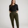 Go-Stretch Wrinkle-Resistant Travel Joggers in Nori 2 Go-Stretch Wrinkle-Resistant Travel Joggers in Nori -UNIVERSAL STANDARD Athleisure Jogger Nori1