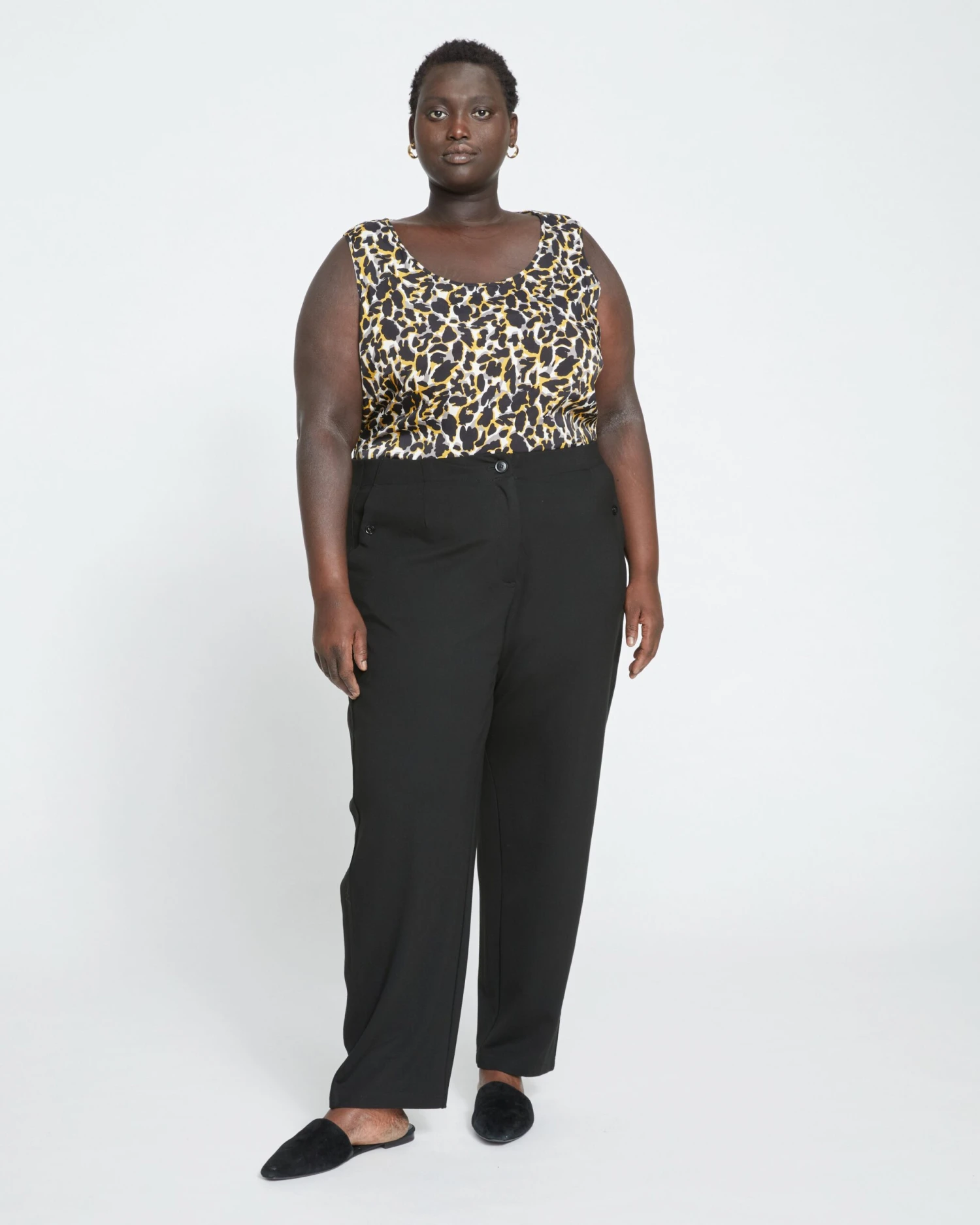 Audrey Tailored Ponte Pants - Black 4 Audrey Tailored Ponte Pants - Black - Image 2