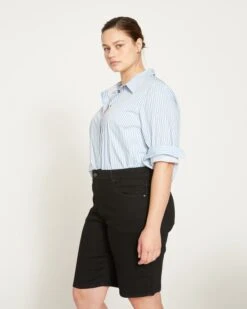 Bae Denim Shorts - Black -UNIVERSAL STANDARD Bae Denim Shorts BLACK USPA0325S 001 002 028