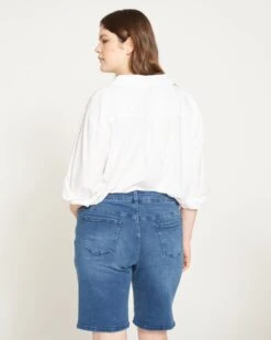 Women's Relaxed Fit Denim Shorts - Bae True Blue -UNIVERSAL STANDARD Bae Denim Shorts TRUE BLUE USPA0325S 198 004 030