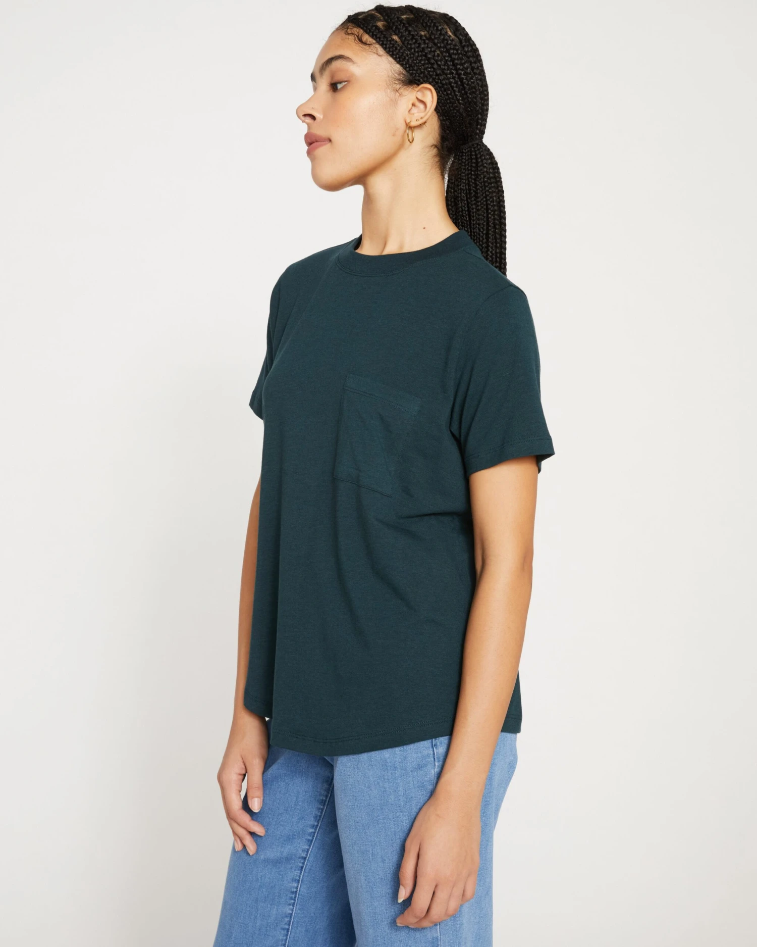 Premium Peruvian Cotton Pocket Tee - Deep Sea Garcon T-Shirt 5 Premium Peruvian Cotton Pocket Tee - Deep Sea Garcon T-Shirt - Image 3