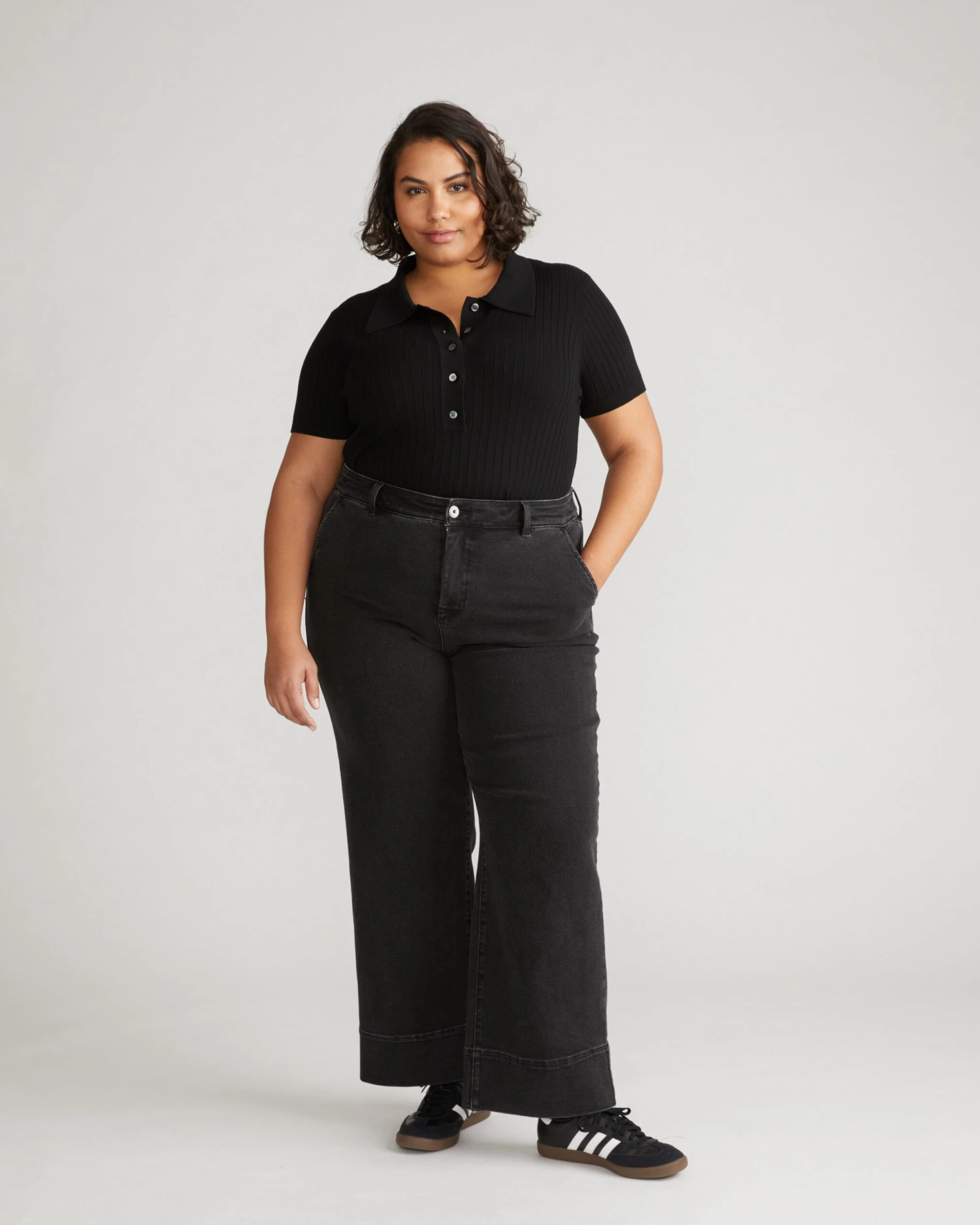 Carol High Rise High Stretch Jeans - Broken Black 4 Carol High Rise High Stretch Jeans - Broken Black - Image 2