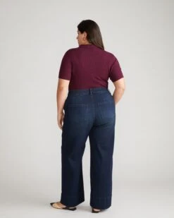 Carol High Rise Wide Leg Sailor Jeans - Daydream Blue 9 Carol High Rise Wide Leg Sailor Jeans - Daydream Blue -UNIVERSAL STANDARD Carol High Rise Jeans Wonderwall Blue USPA1307E 689 003 452
