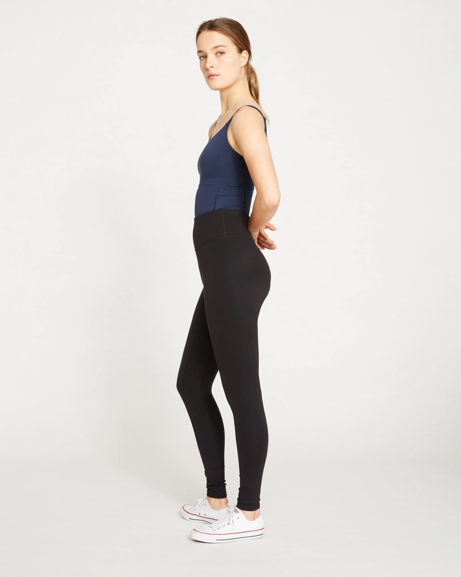 Universal Standard Next-to-Naked Performance Leggings - Black 6 Universal Standard Next-to-Naked Performance Leggings - Black - Image 4