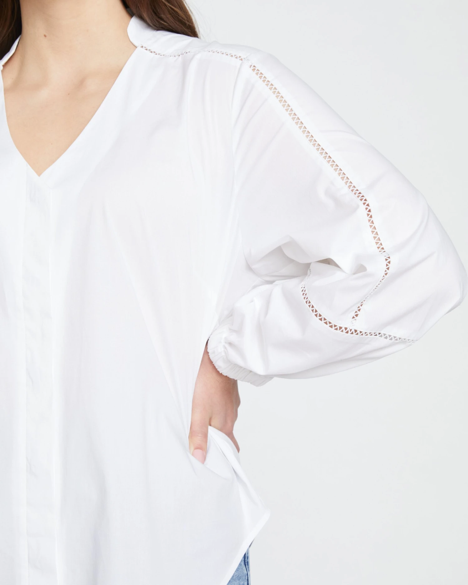 Saint-Honore Poplin Blouse - White 3 Saint-Honore Poplin Blouse - White