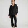 Pull On Bootcut Ponte Pants - Black 2 Pull On Bootcut Ponte Pants - Black -UNIVERSAL STANDARD Cotton Poplin Wrap Shirt Black USTO1675 001 002 422