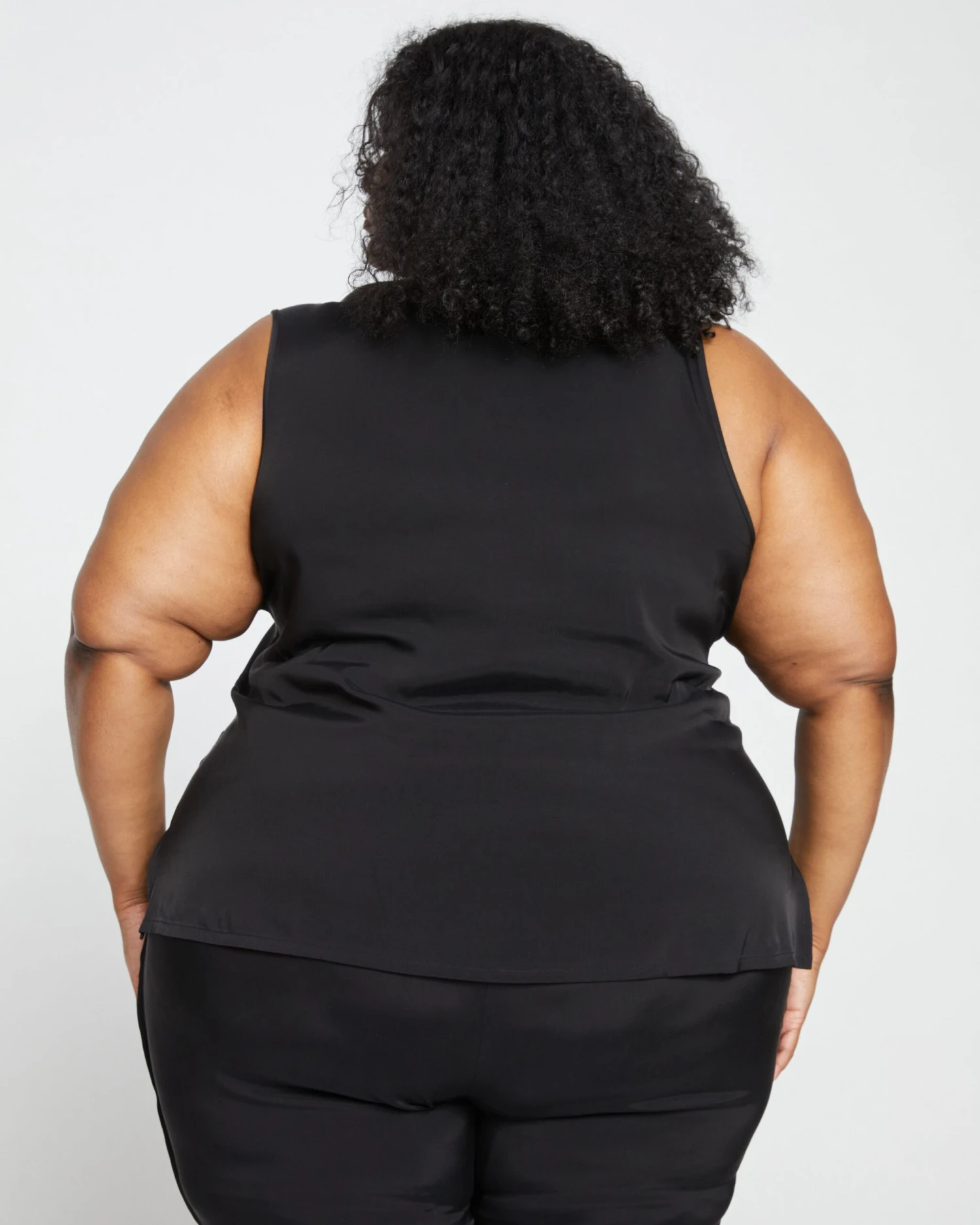 Cooling Stretch Cupro Tank Top - Silk-Soft Sleeveless Shirt 6 Cooling Stretch Cupro Tank Top - Silk-Soft Sleeveless Shirt - Image 4