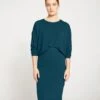 Comfortable Jersey Pencil Skirt with Elastic Waist - Deep Sea -UNIVERSAL STANDARD Danube Jersey Skirt Deep Sea US20081H 259 002 014