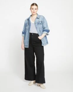 Denim Chore Jacket - Light Blue -UNIVERSAL STANDARD Denim Chore Jacket Light Blue USOU1021 128 002 006