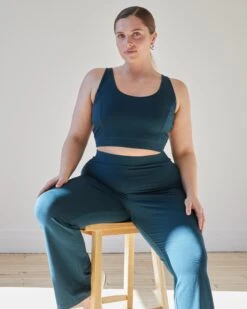 Roya Better Bralette - Deep Sea Supportive Lounge Bra