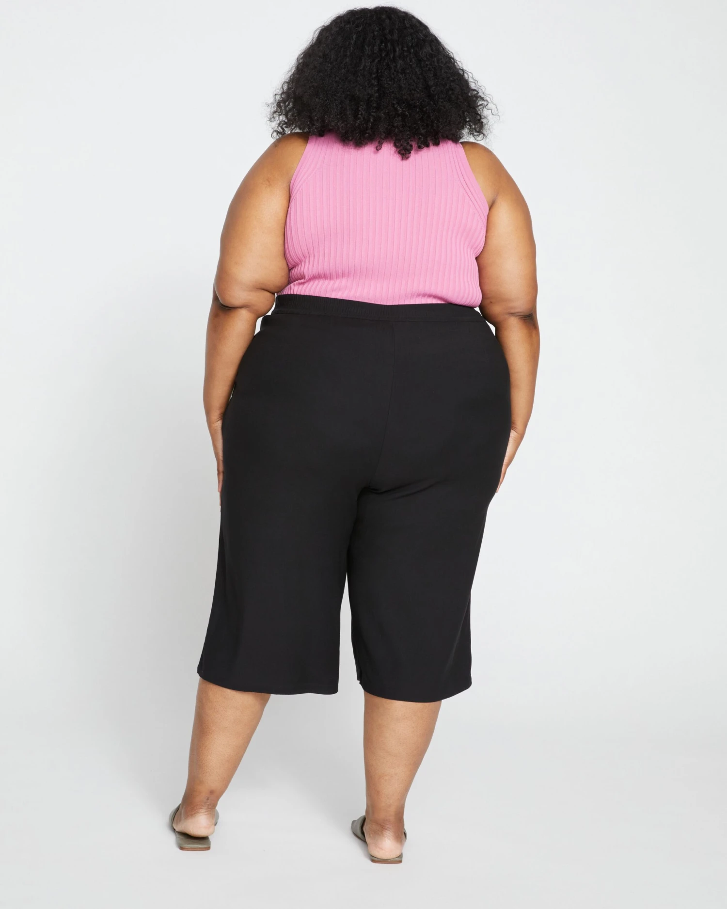 Elvo Double Luxe Culottes - Black 6 Elvo Double Luxe Culottes - Black - Image 4