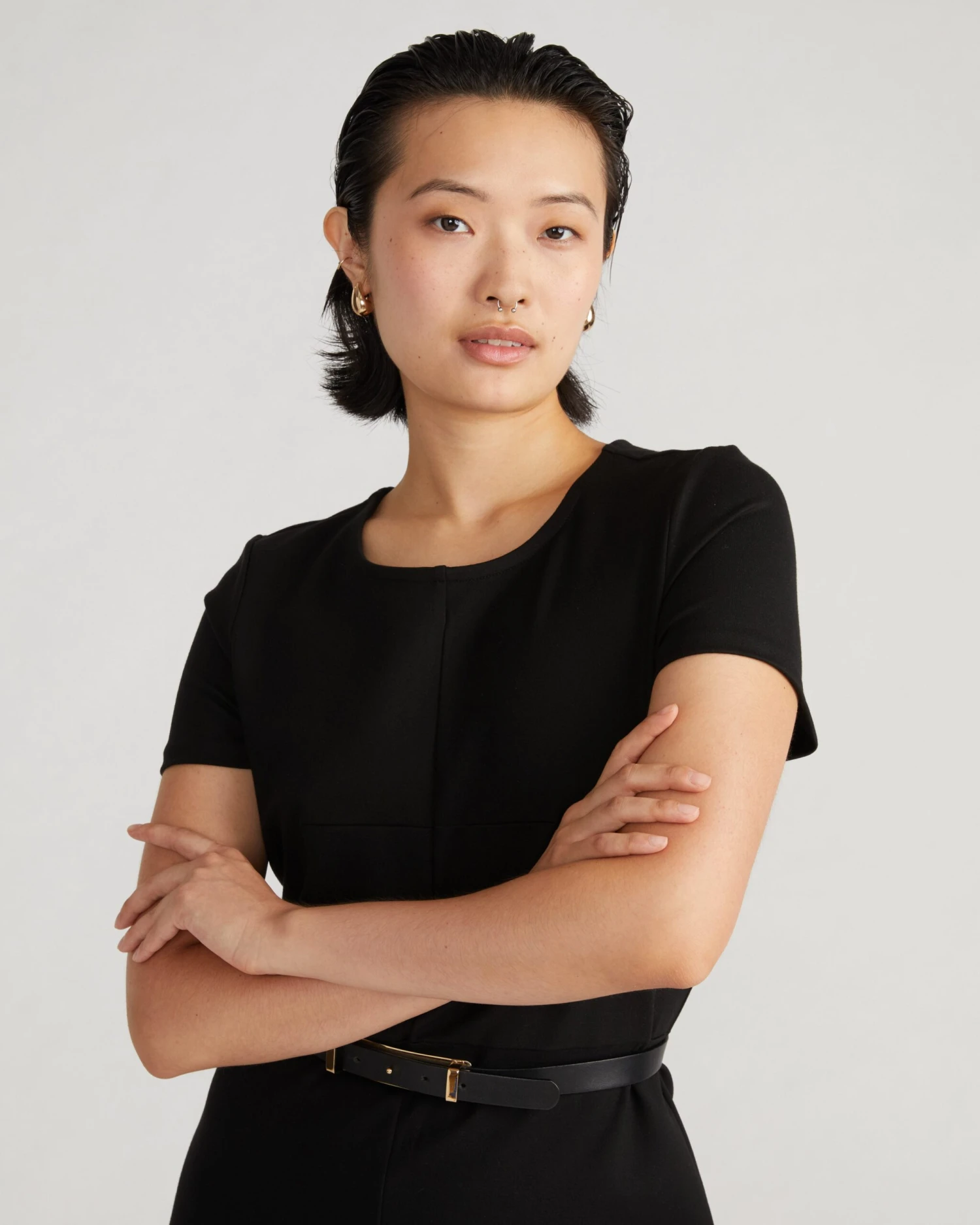 Executive Ponte Dress - Black 5 Executive Ponte Dress - Black - Image 3