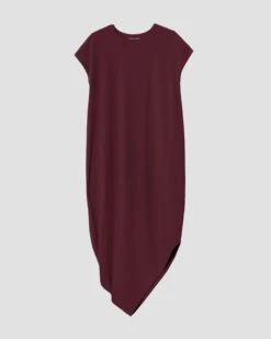 Asymmetrical Black Cherry Dress - Iconic Geneva Everyday Style 13 Asymmetrical Black Cherry Dress - Iconic Geneva Everyday Style -UNIVERSAL STANDARD Geneva Dress Black Cherry