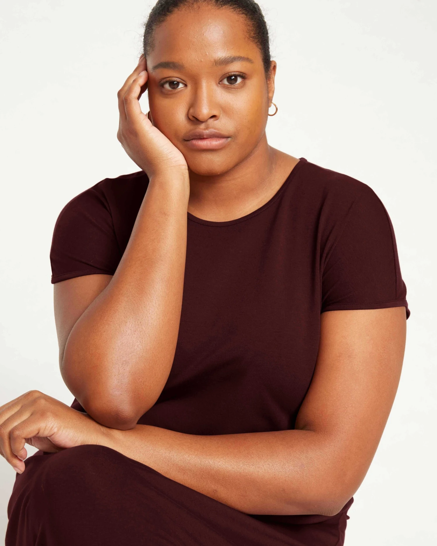 Asymmetrical Black Cherry Dress - Iconic Geneva Everyday Style 4 Asymmetrical Black Cherry Dress - Iconic Geneva Everyday Style - Image 2