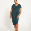 V-Neck Cotton Everyday Dress - Iconic Geneva Deep Sea 1 V-Neck Cotton Everyday Dress - Iconic Geneva Deep Sea -UNIVERSAL STANDARD Geneva V Neck Dress Deep Sea USDR0374 259 001 017