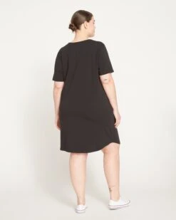 Halie T-Shirt Dress - Black 15 Halie T-Shirt Dress - Black -UNIVERSAL STANDARD Halie T Shirt Dress Black USDR0569 001 004 027