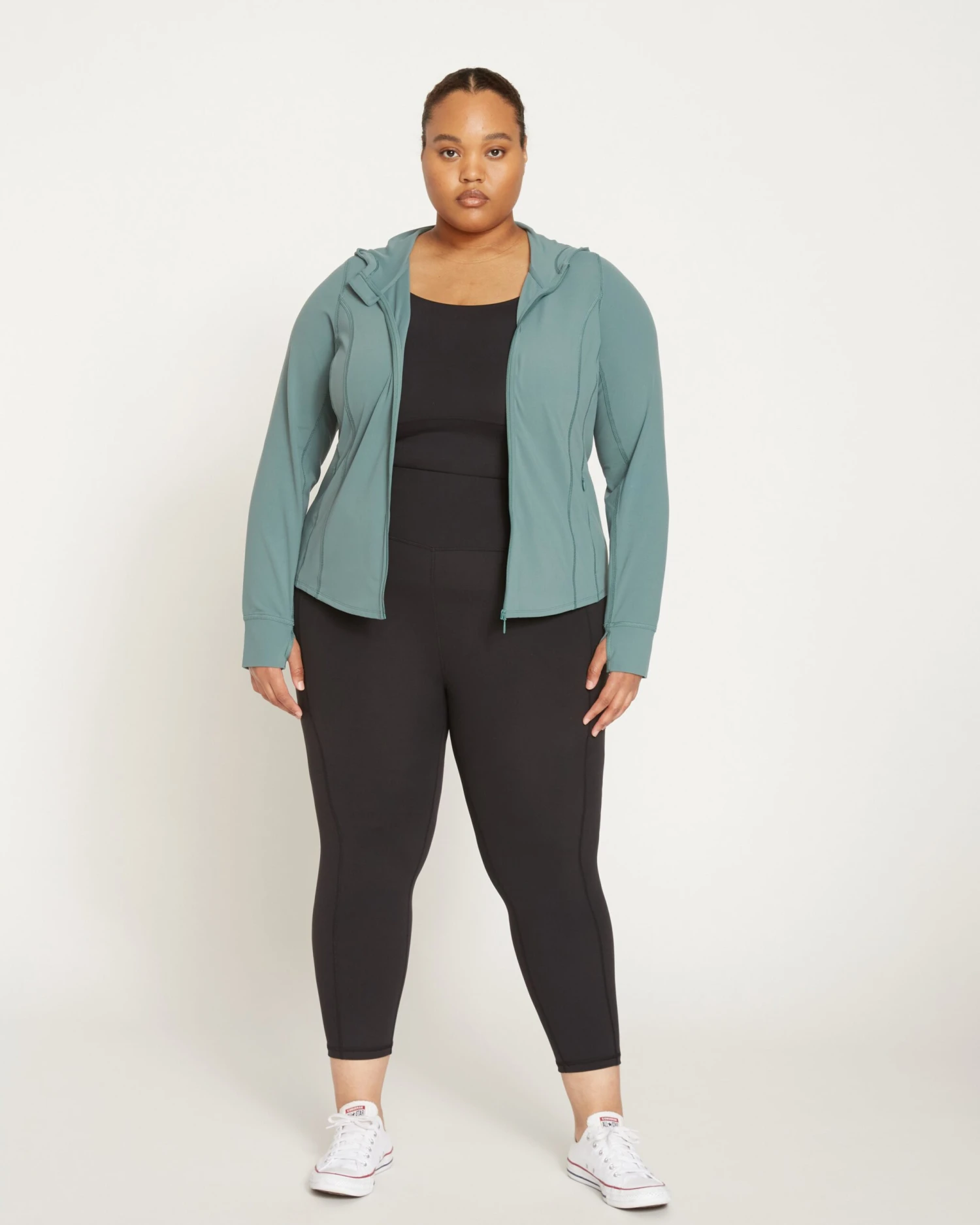 Universal Standard Next-to-Naked Cropped Pocket Legging - Black 3 Universal Standard Next-to-Naked Cropped Pocket Legging - Black