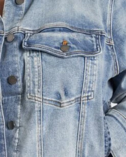Kelsey Denim Jacket - Light Blue -UNIVERSAL STANDARD Kelsey Denim Jacket 034