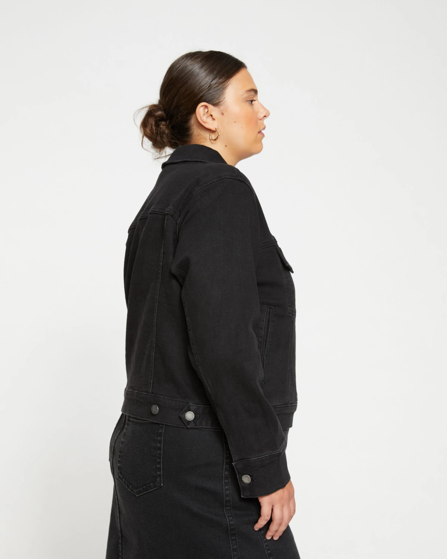 Kelsey Denim Jacket - Broken Black 5 Kelsey Denim Jacket - Broken Black - Image 3