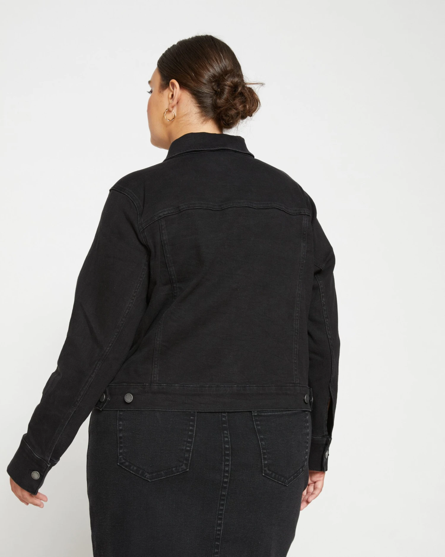 Kelsey Denim Jacket - Broken Black 6 Kelsey Denim Jacket - Broken Black - Image 4
