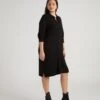 Universal Standard Marcie Liquid Jersey Dress - Black -UNIVERSAL STANDARD Knee Length Sally Dress Black USDR1713 001 001 003