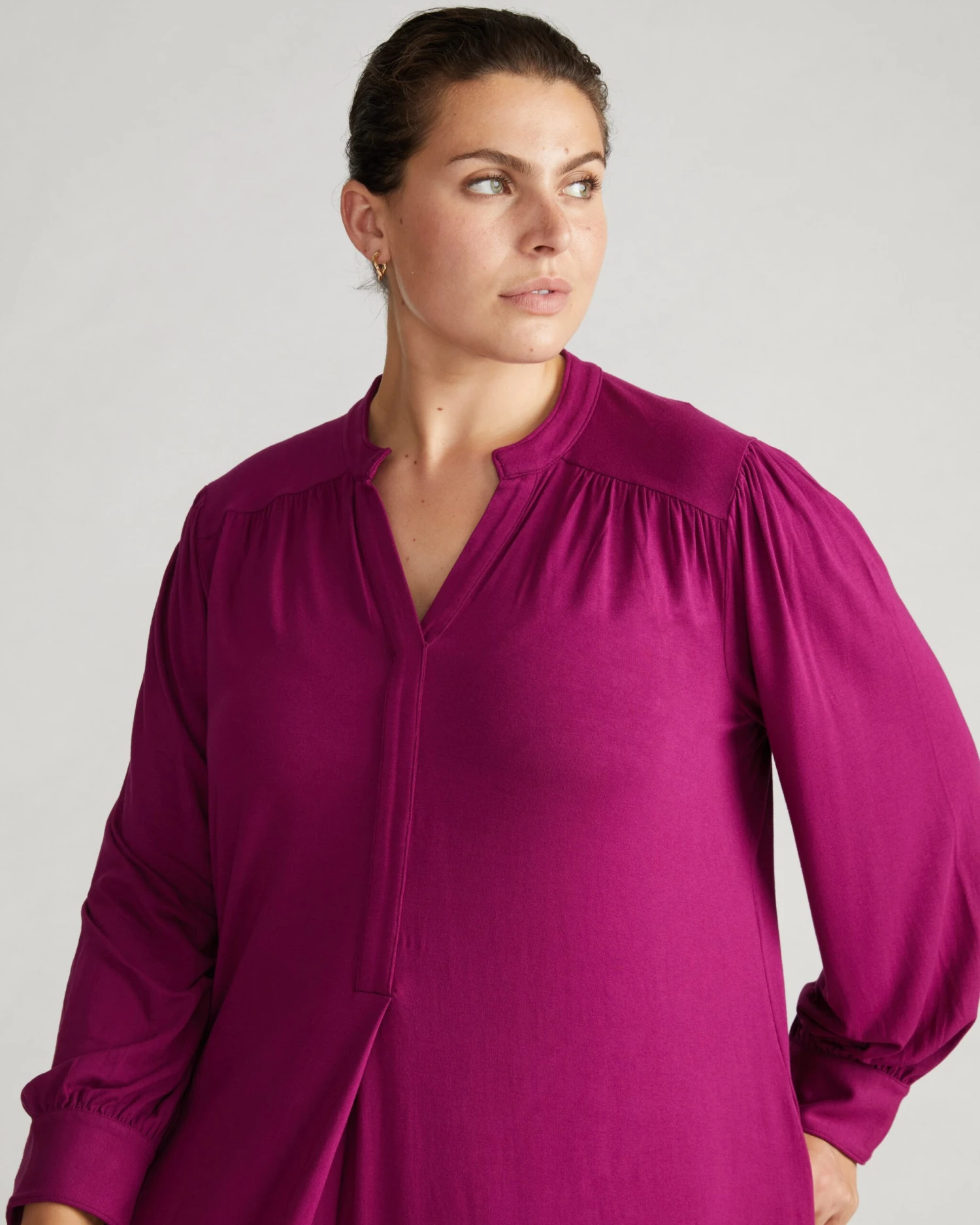 Gramercy Liquid Jersey Dress in Rothko Purple - Image 4