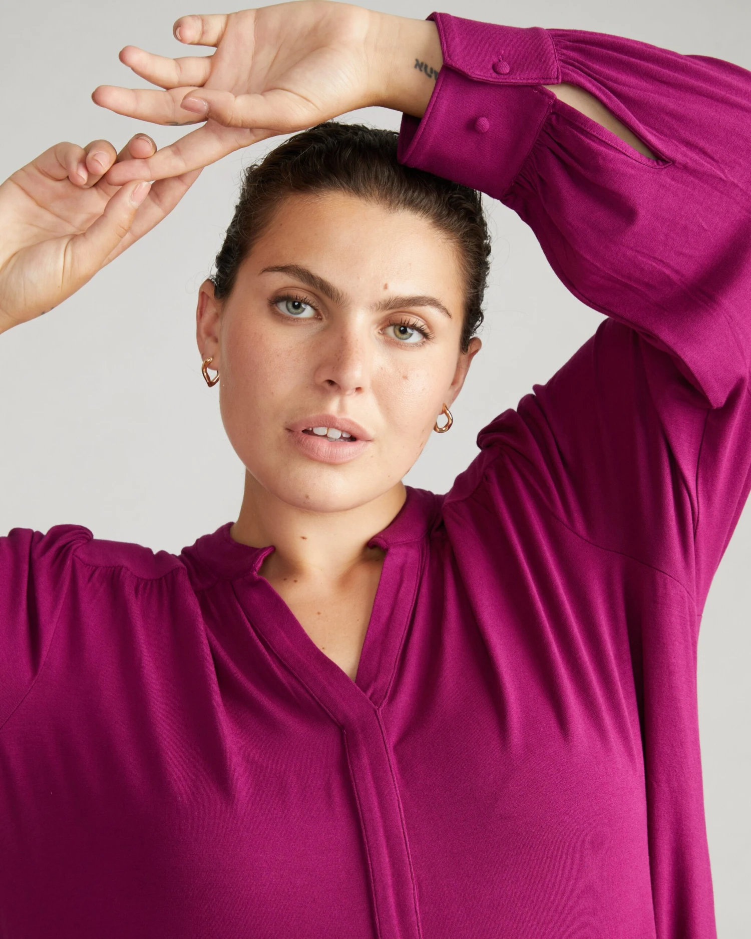 Gramercy Liquid Jersey Dress in Rothko Purple - Image 6