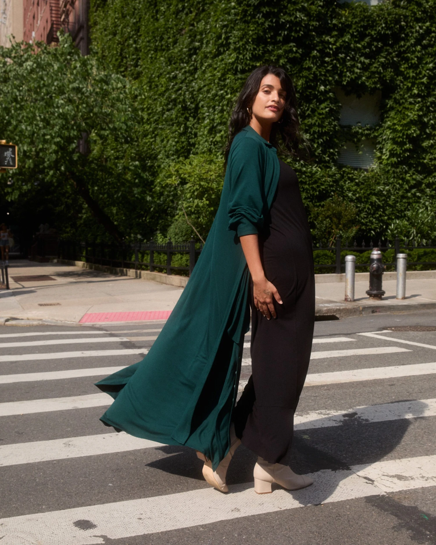 Claremont Liquid Jersey Sheath Dress - Black 7 Claremont Liquid Jersey Sheath Dress - Black - Image 5