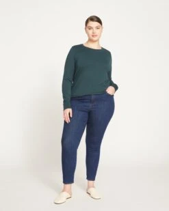 Premium Deep Sea Long Sleeve Tee - Ultra Soft Peruvian Cotton