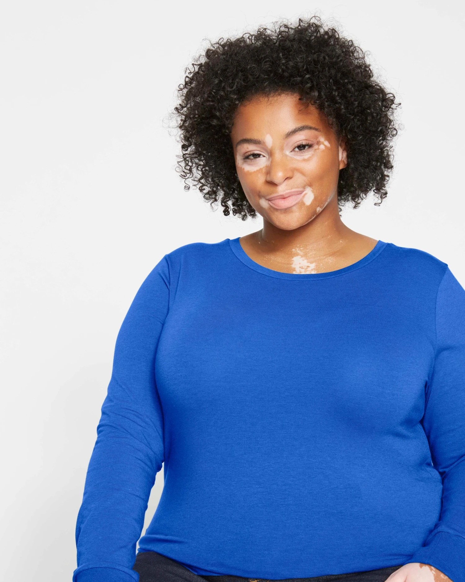 Premium Long Sleeve Peruvian Cotton Tee - Lapis Blue 3 Premium Long Sleeve Peruvian Cotton Tee - Lapis Blue