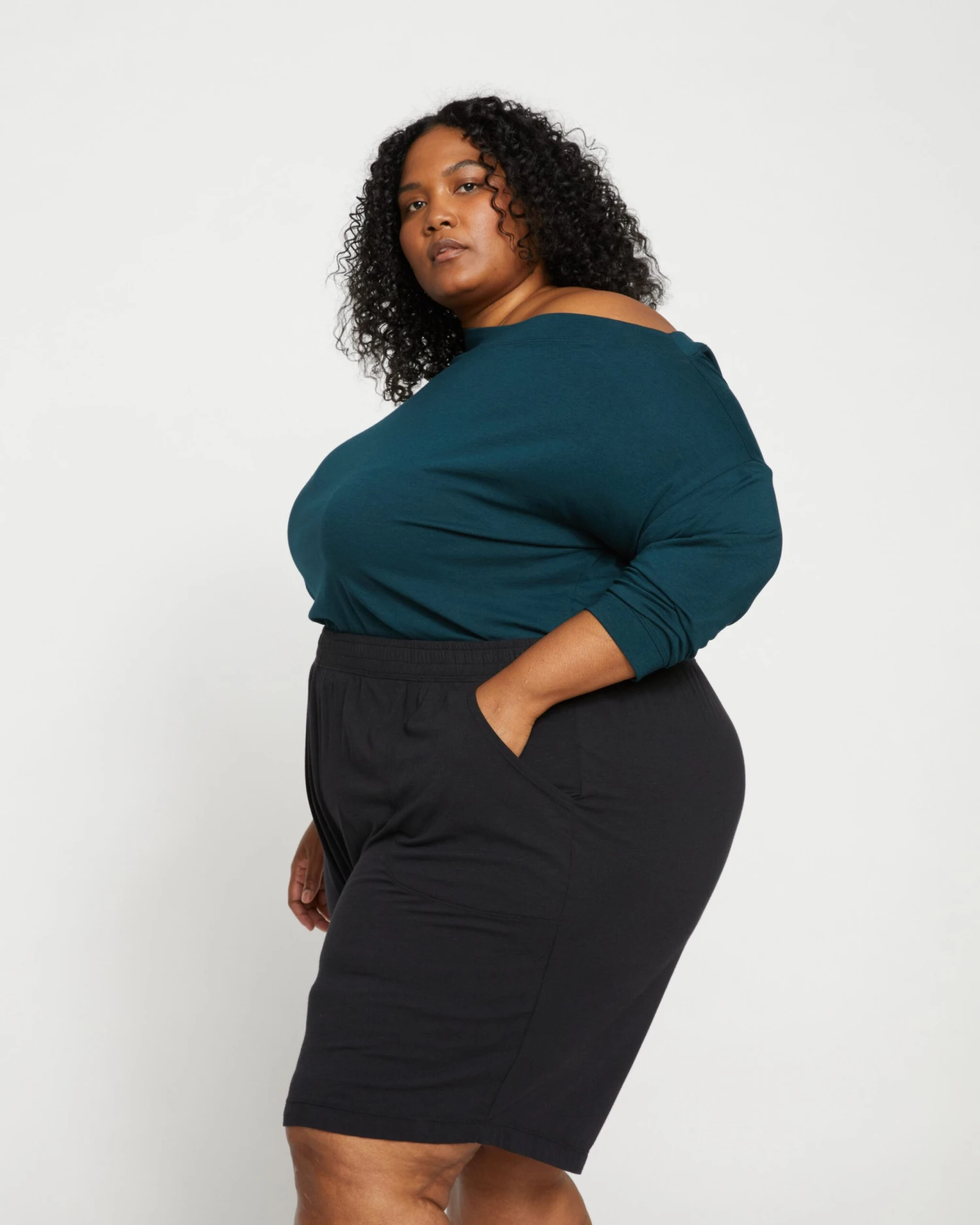 UltimateS Lorelai Lounge Shorts - Black 5 UltimateS Lorelai Lounge Shorts - Black - Image 3