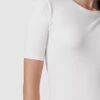 Maia Stovepipe Sleeve Tee - White Premium Pima Cotton Blend 2 Maia Stovepipe Sleeve Tee - White Premium Pima Cotton Blend -UNIVERSAL STANDARD Maia white 001