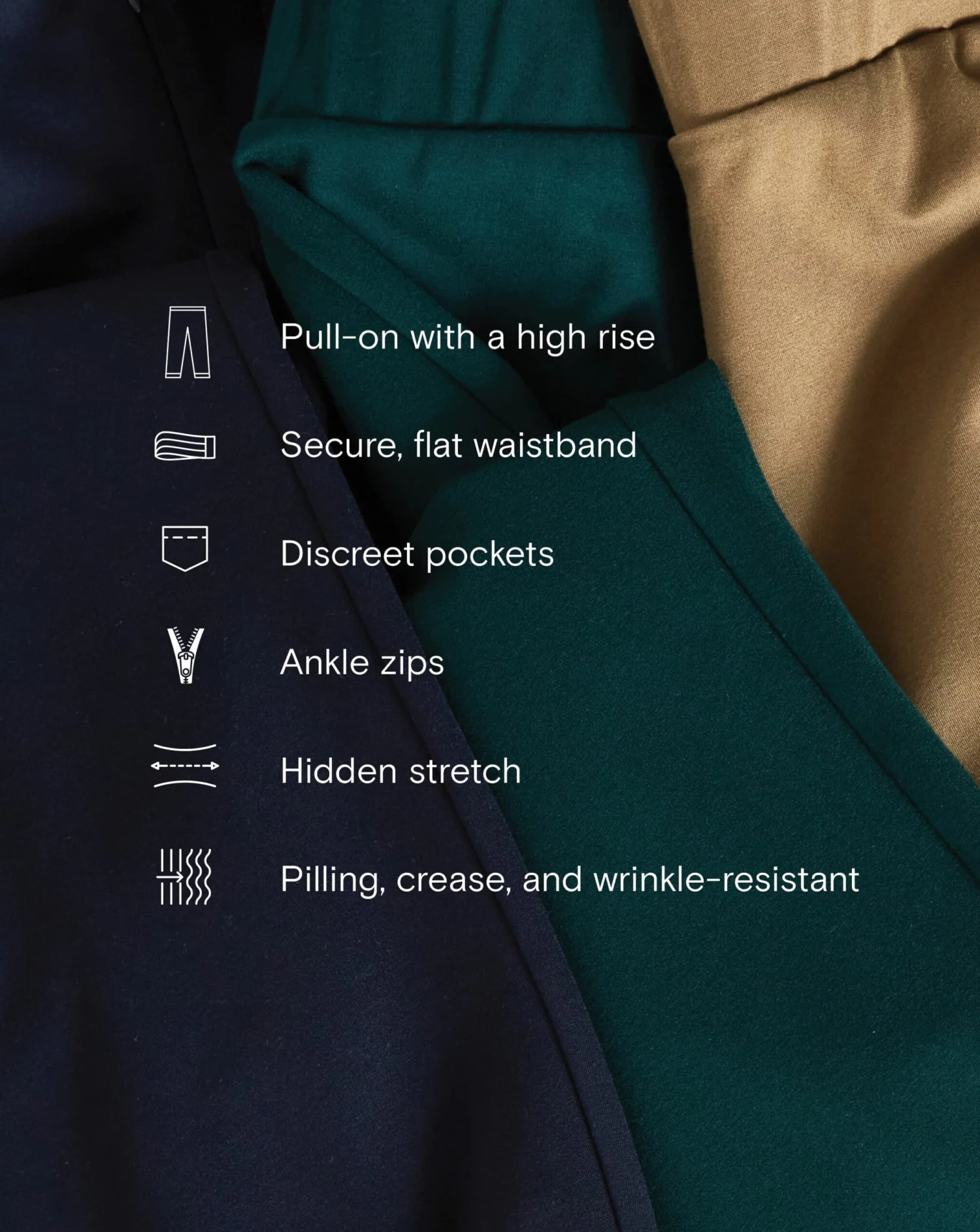 Moro Pintuck Pocket Ponte Pants - Black 7 Moro Pintuck Pocket Ponte Pants - Black - Image 5