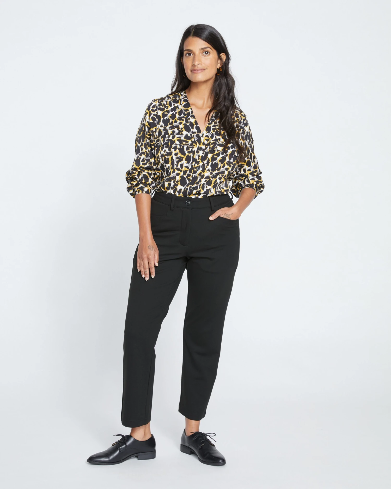 Cigarette Ponte Pants - Black 3 Cigarette Ponte Pants - Black