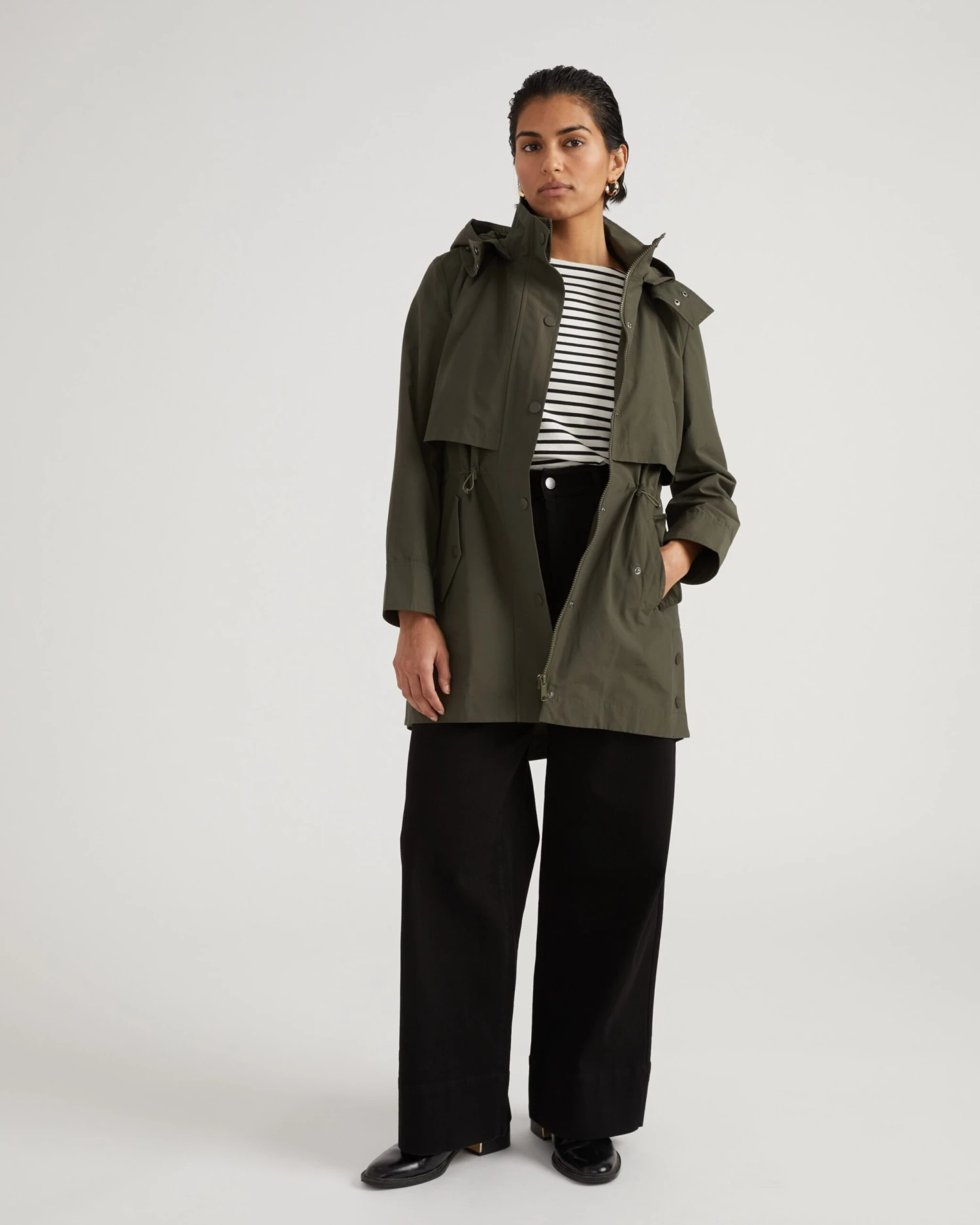 Camo Water-Resistant Parka - Precision Hooded Weatherproof Jacket 4 Camo Water-Resistant Parka - Precision Hooded Weatherproof Jacket - Image 2