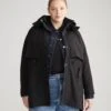 Water-Resistant Precision Parka - Black Hooded Outerwear Jacket 1 Water-Resistant Precision Parka - Black Hooded Outerwear Jacket -UNIVERSAL STANDARD Raincoat Black USOU1561 001 001 039