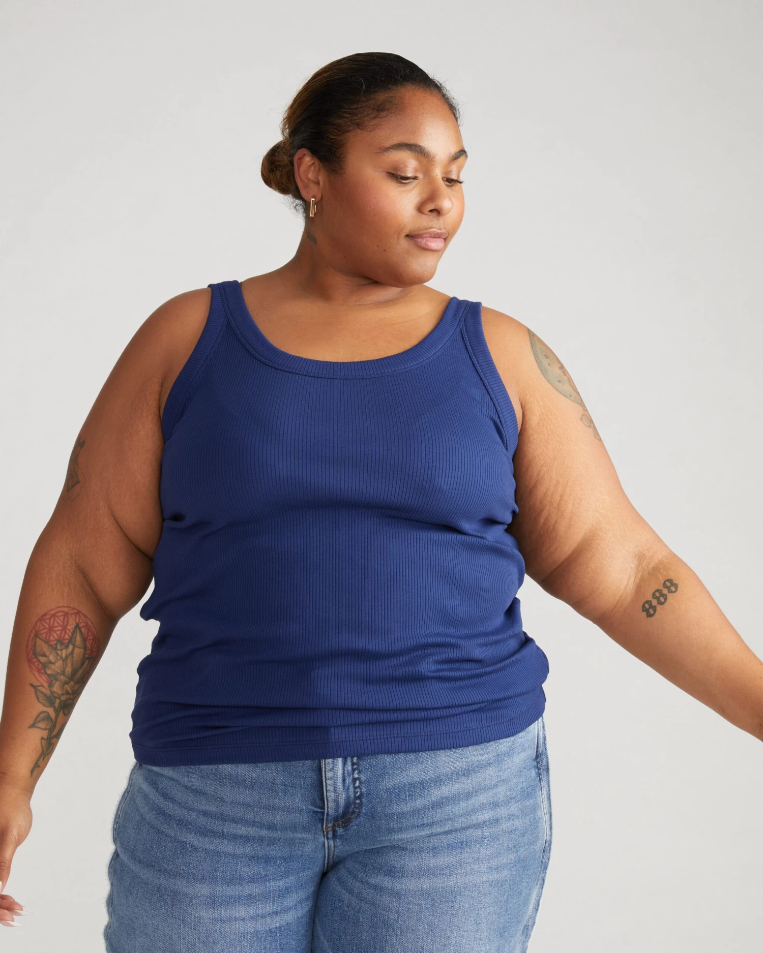 Roitfeld Ribbed Tank - Cenote 3 Roitfeld Ribbed Tank - Cenote