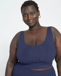 Roya Better Bralette in Midnight: Supportive & Soft Lounge Essential