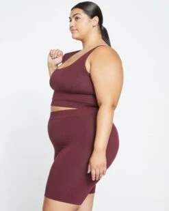 Roya Better Bralette - Black Cherry Supportive Lounge Bra 12 Roya Better Bralette - Black Cherry Supportive Lounge Bra -UNIVERSAL STANDARD Roya Bralette Black Cherry USIN1461 190 003 005