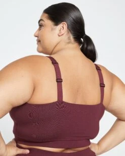 Roya Better Bralette - Black Cherry Supportive Lounge Bra 13 Roya Better Bralette - Black Cherry Supportive Lounge Bra -UNIVERSAL STANDARD Roya Bralette Black Cherry USIN1461 190 004 049