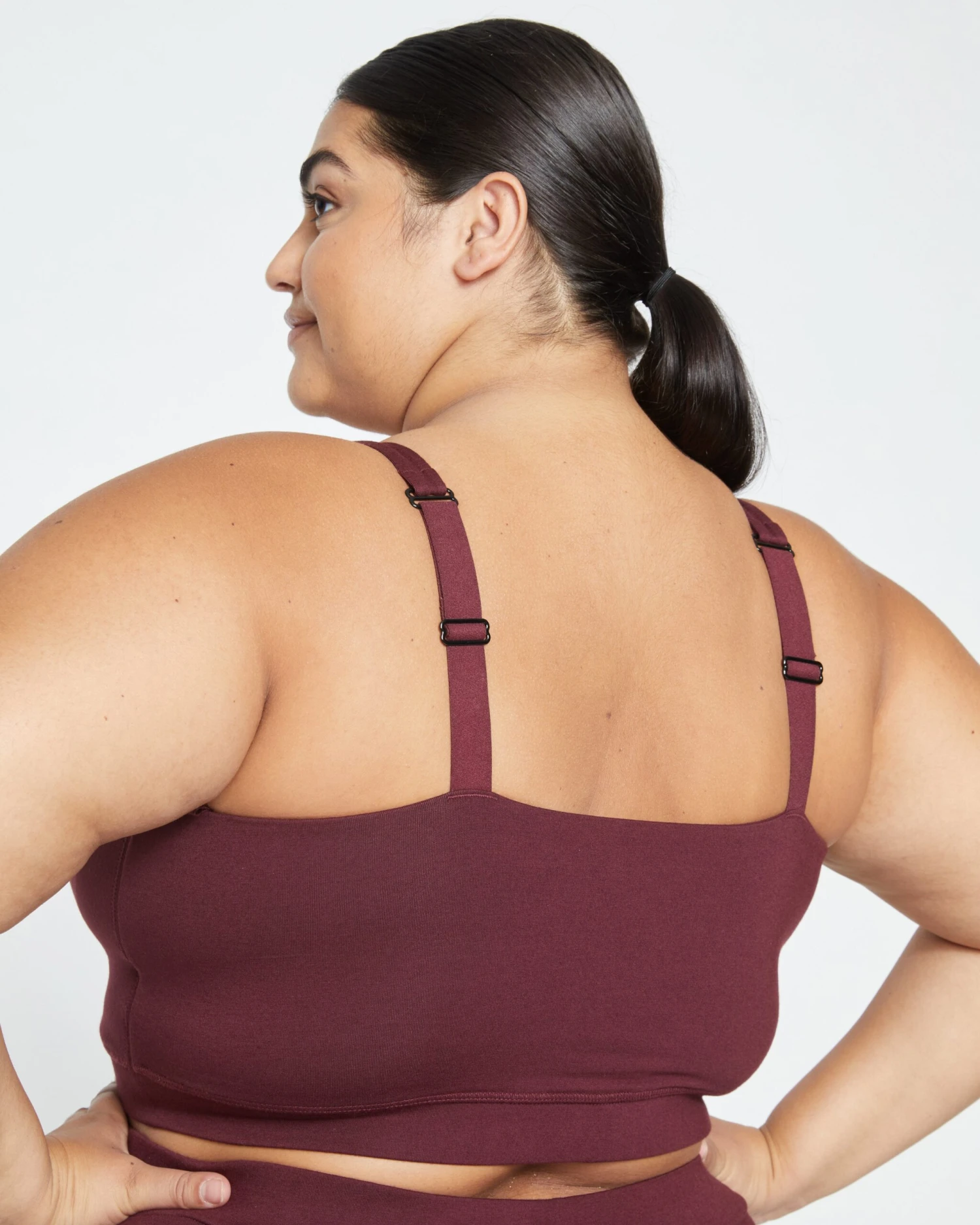 Roya Better Bralette - Black Cherry Supportive Lounge Bra 8 Roya Better Bralette - Black Cherry Supportive Lounge Bra - Image 6