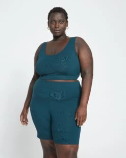 Roya Better Bralette - Deep Sea Supportive Lounge Bra -UNIVERSAL STANDARD Roya Bralette Deep Sea USIN1461 259 001 051