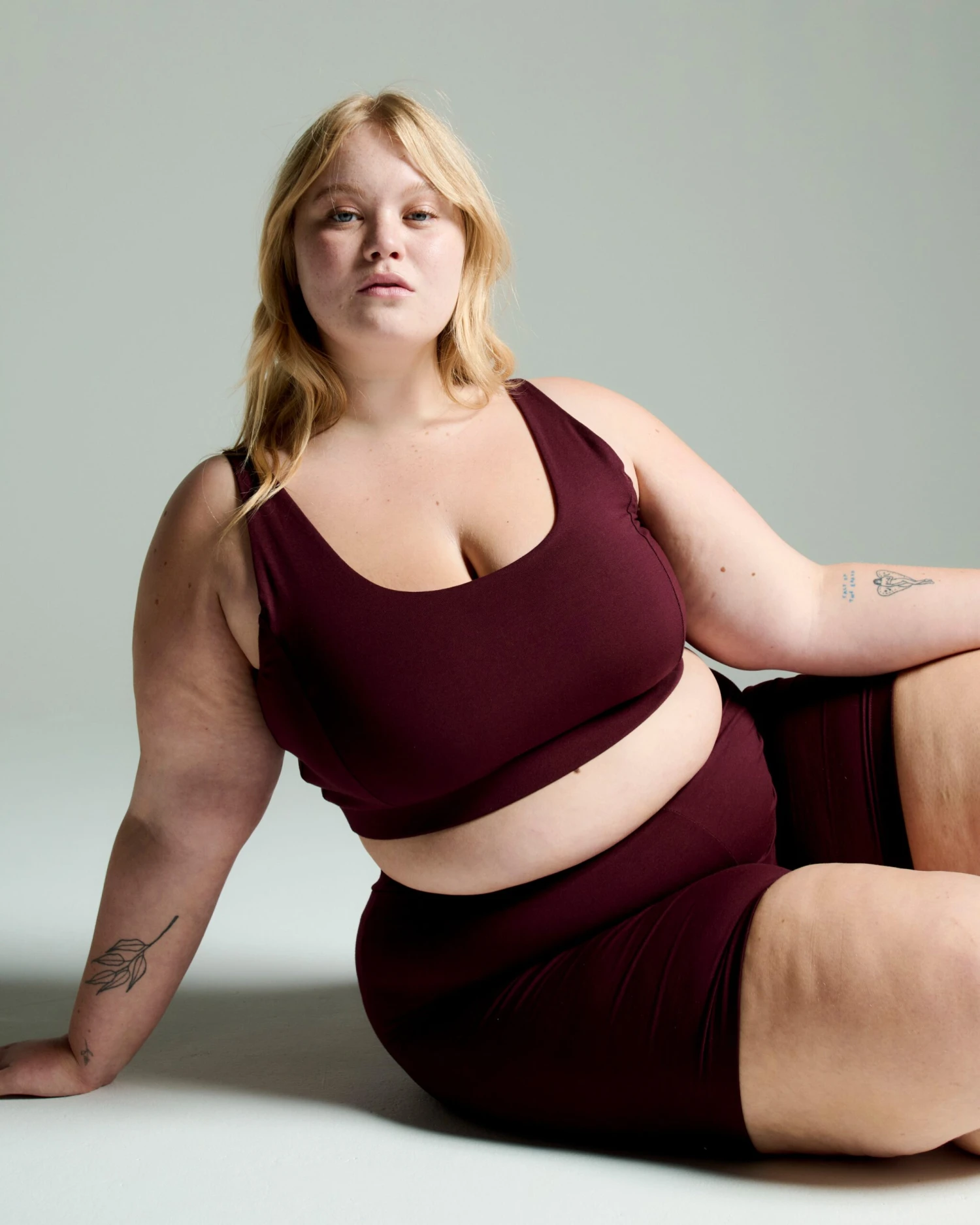 Roya Better Bralette - Black Cherry Supportive Lounge Bra 4 Roya Better Bralette - Black Cherry Supportive Lounge Bra - Image 2